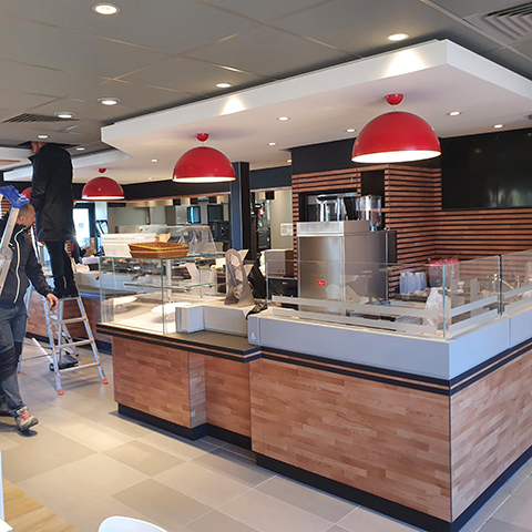 Rénovation Mc Donald's Cavaillon Elec Engineering