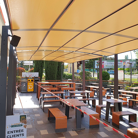 Travaux électricité restaurant Mc Donald's Valréas