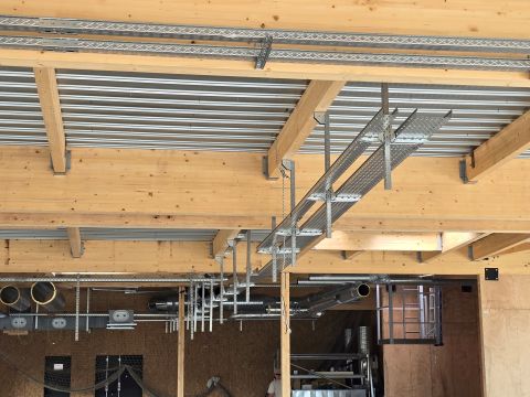 Mise en place du Chemin de câble